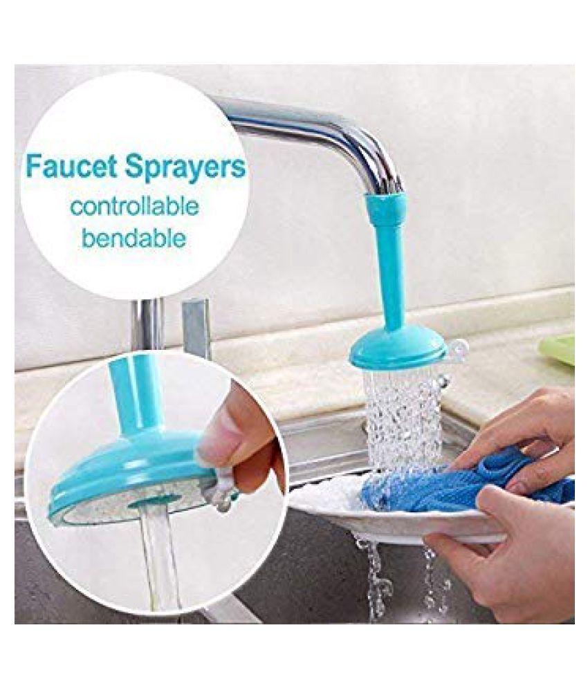 Vittamix Kitchen Faucet Plastic Adjustable Tap Extender, Sink Tap