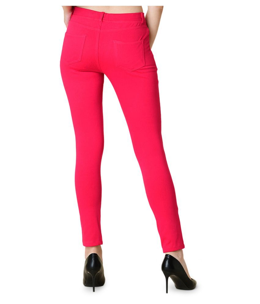 light pink jeggings