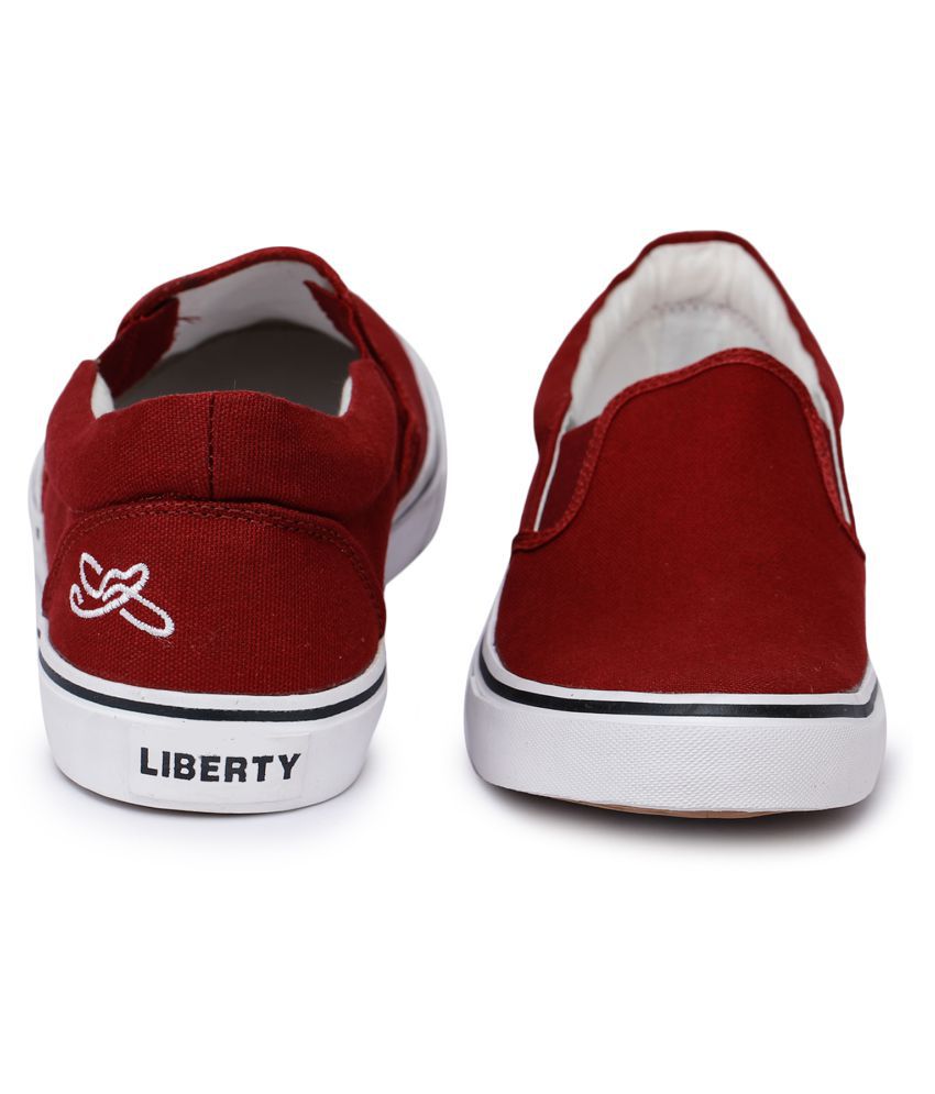 Liberty Outdoor Red Casual Shoes - Buy Liberty Outdoor Red Casual Shoes ...