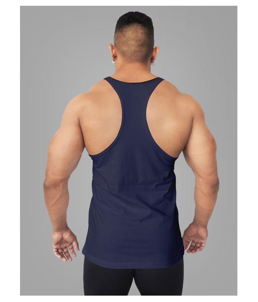 navy sleeveless tshirt