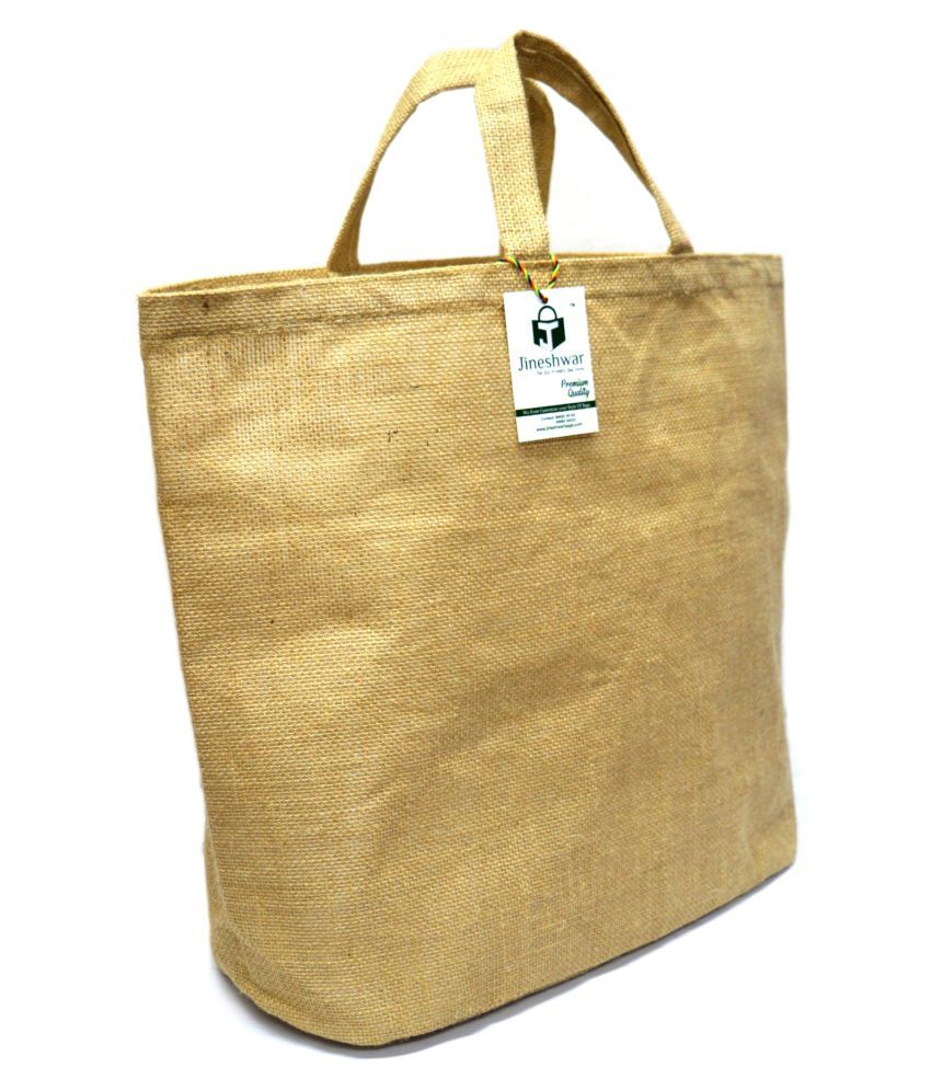 Buy JINESHWAR Khaki Shopping Bags 1 Pc at Best Prices in India Snapdeal