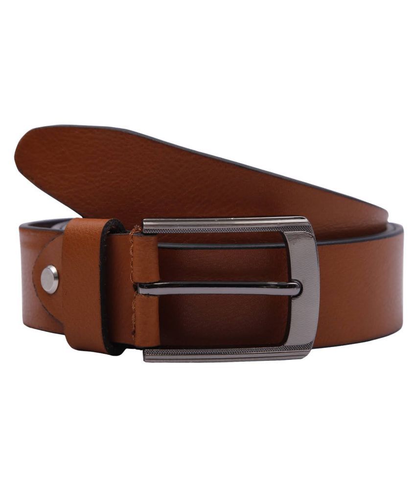 Ox Rodeo Tan Leather Formal Belt