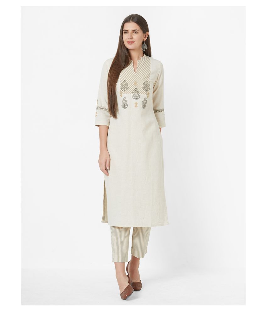 snapdeal kurti pant set