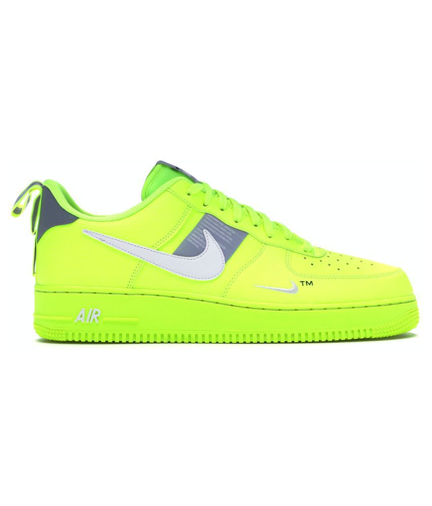 air force parrot Green Running Shoes 
