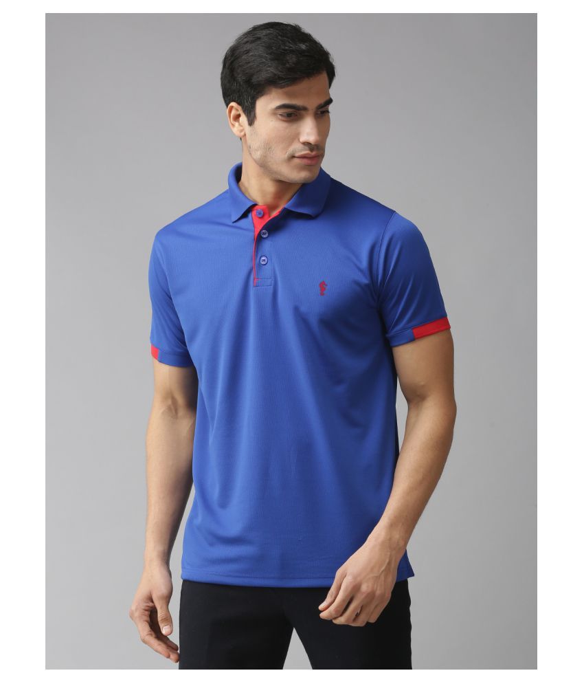     			EPPE - Blue Polyester Regular Fit Men's Sports Polo T-Shirt ( Pack of 1 )