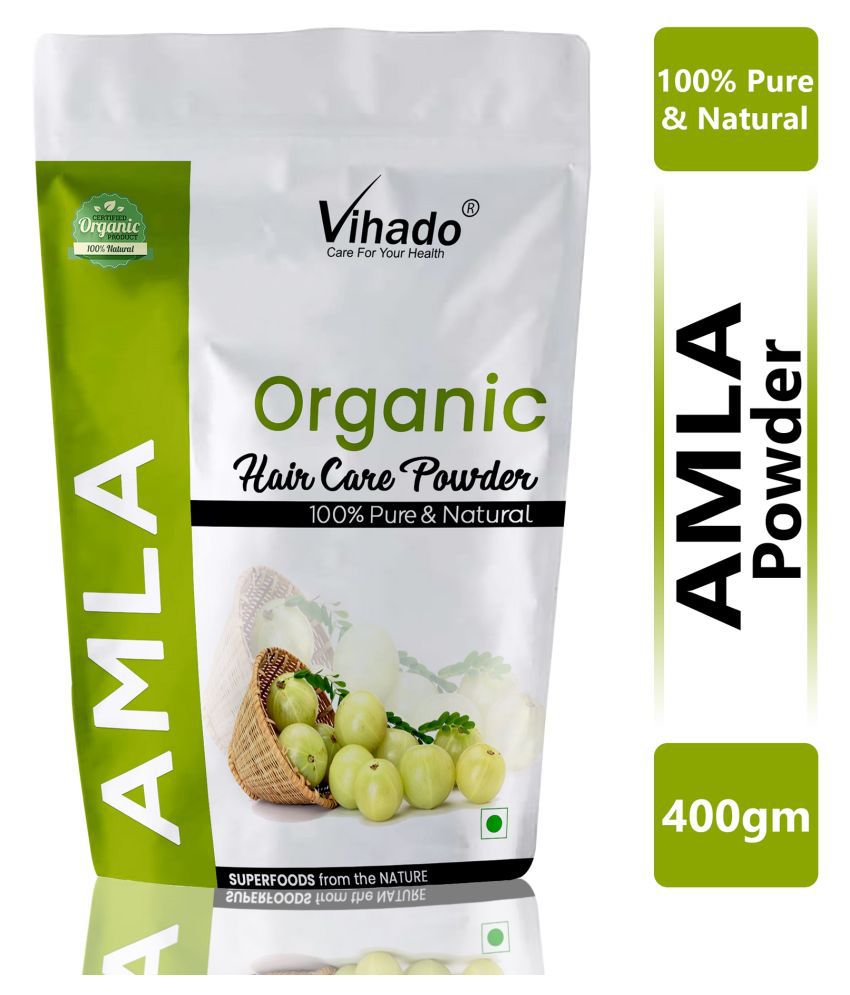     			Vihado Natural Dry Amla Powder Hair Mask 400 g