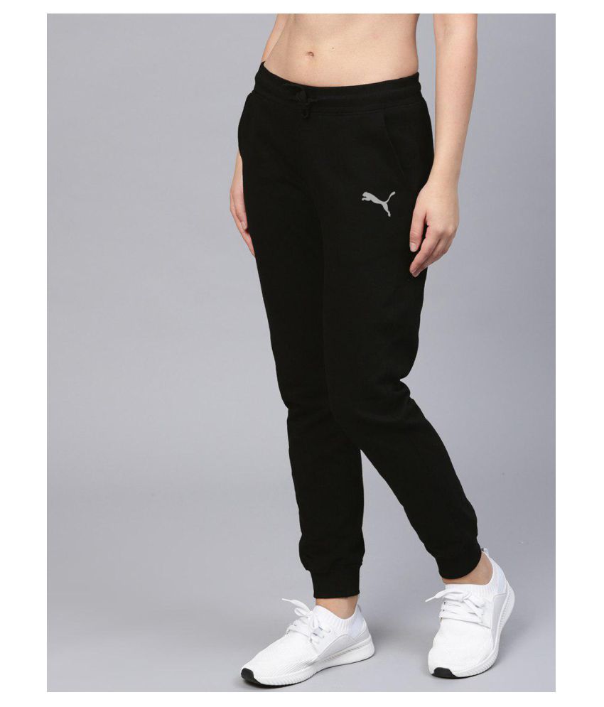 Buy pumma Black Polyester Lycra Trackpants Online at Best Prices in ...