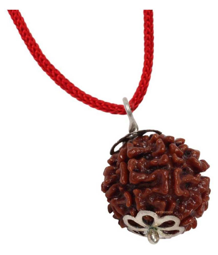     			Astrodidi 7 Mukhi Rudraksha Pendant With Lab Report