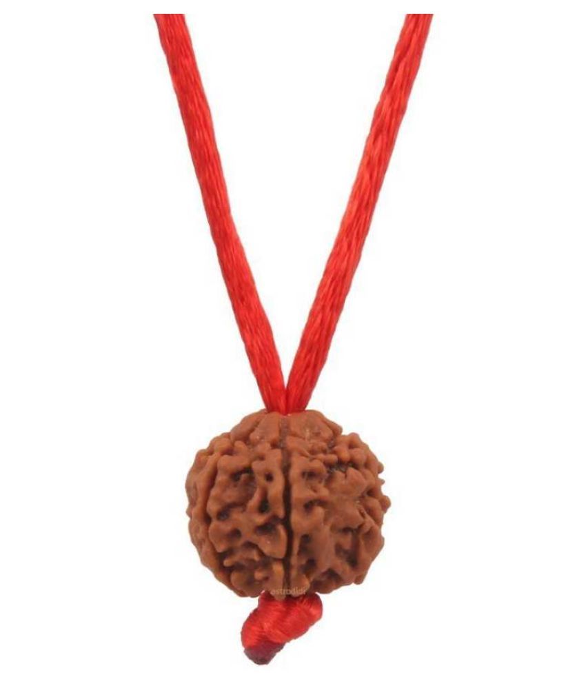     			Astrodidi 6 Mukhi Rudraksha Pendant With Lab Certificate