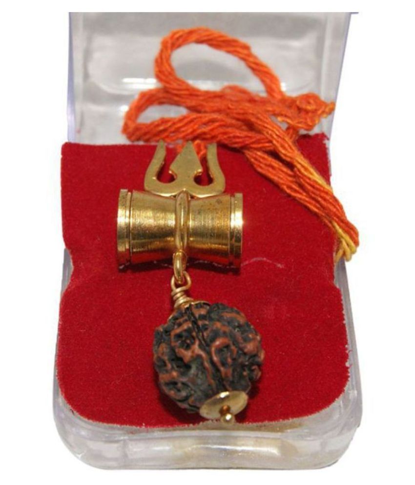     			Green Spirirual SHIV SHAKTI KAWACH PENDANT WITH RUDRAKSHA