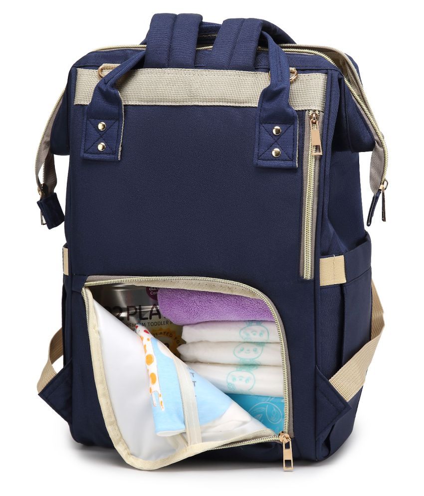 Motherly Blue Cotton Diaper Bag ( 42 cm: Buy Motherly Blue Cotton ...