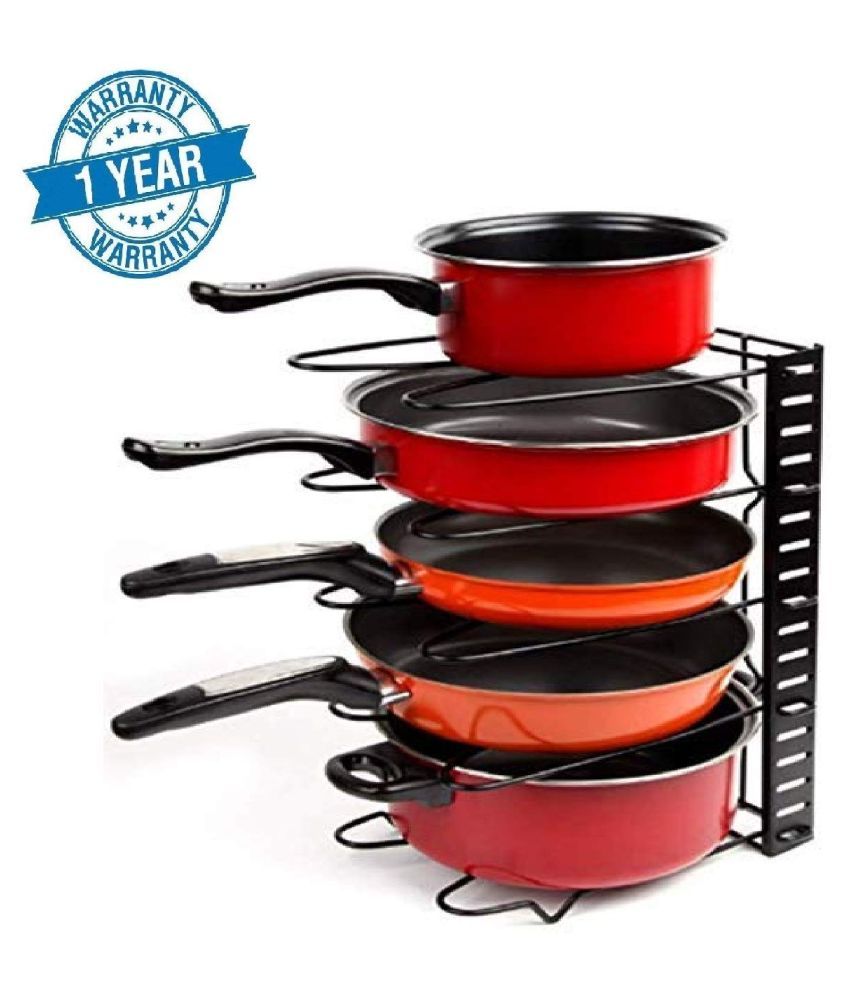 Zizer Adjustable Heavy Duty Multipurpose pan and Pot tawa Rack Holder