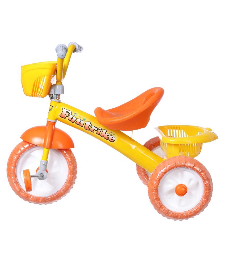Dash Stylish Kids Tricycles with Front Basket, Backrest Seat, Back