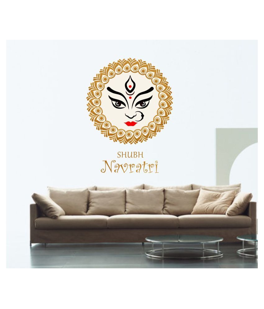     			Decor Villa MAA DURGA Festive Sticker ( 50 x 58 cms )