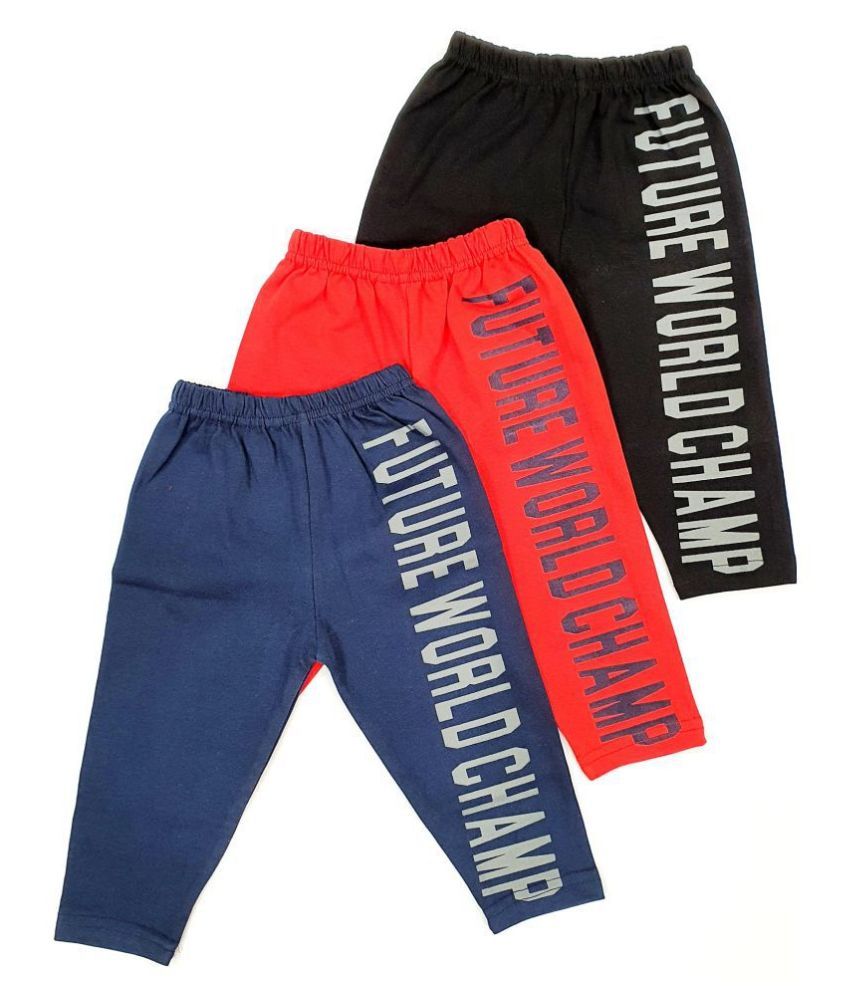 LITTLE POPS unisex kids pyjama lowers pack of 3 multicolor
