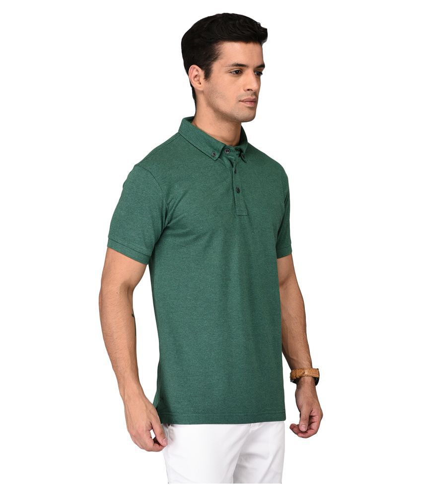 JB Sport Cotton Green Plain Polo T Shirt - Buy JB Sport Cotton Green ...