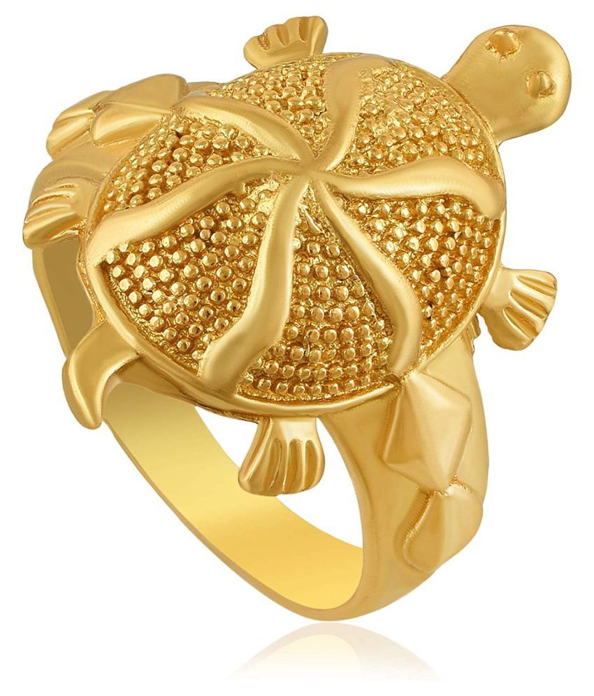     			PS CREATIONS` - Gold Plated Religious Ring (Pack of 1)