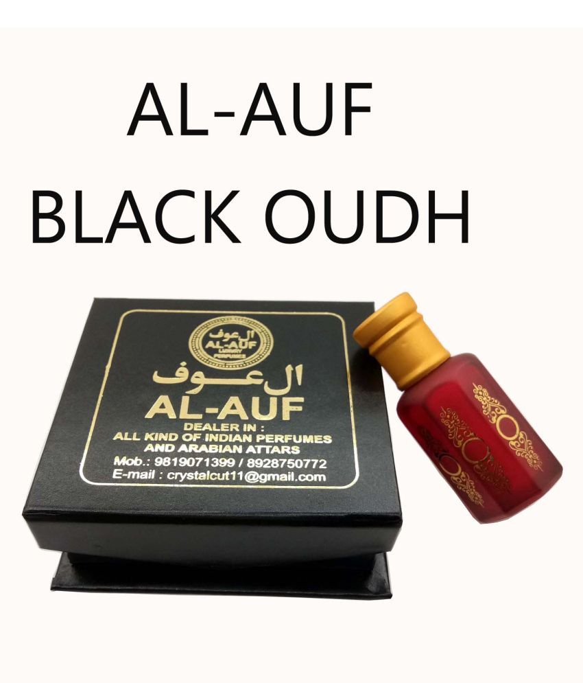 BLACK OUDH Perfume Oil Concentrated Attar Itr Fragrance 12ml by ALAUF
