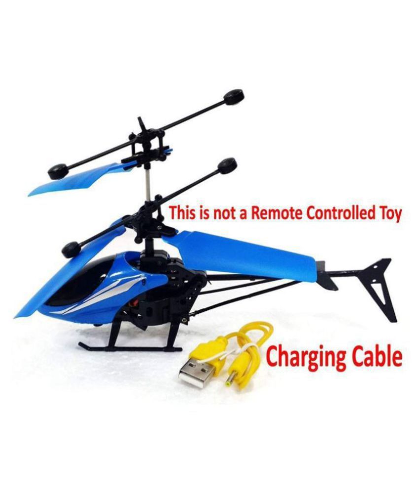 Infrared Hand Induction Helicopter Sensor Aircraft (Without Remote) USB