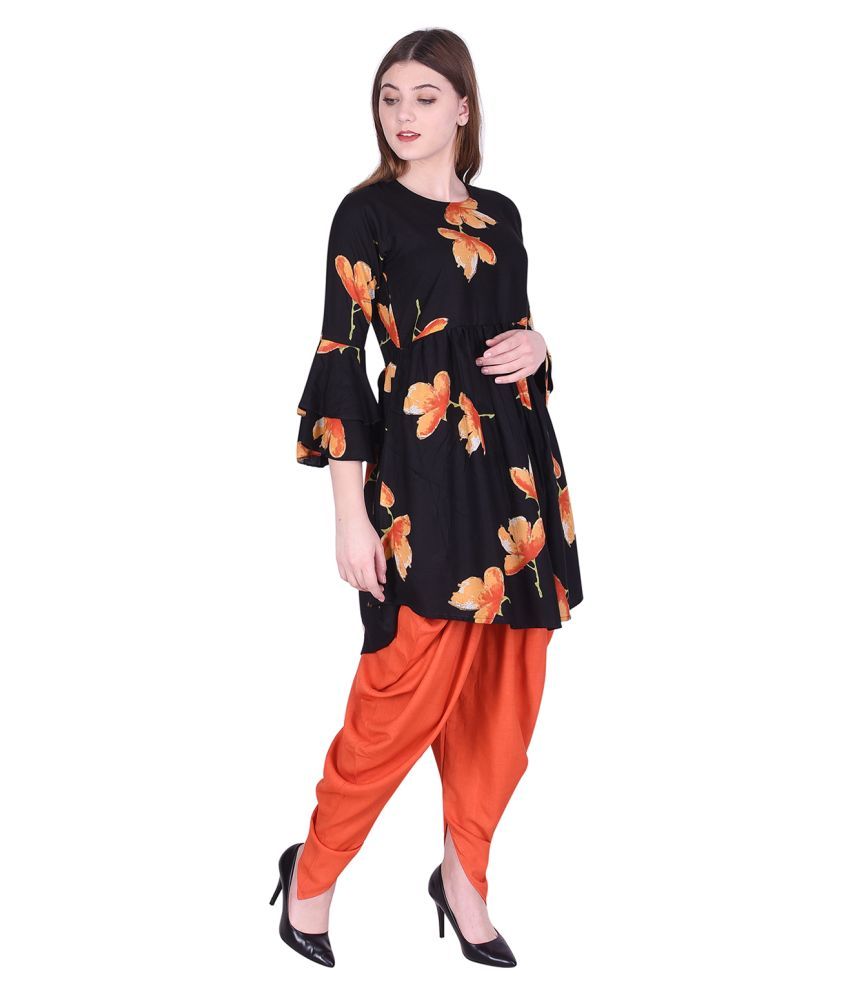 kurti with dhoti pants