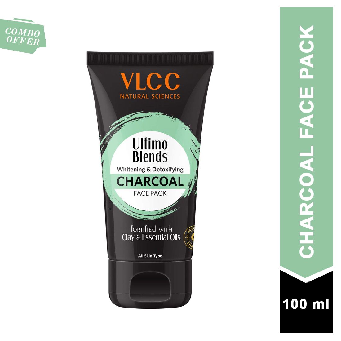 VLCC Ultimo Blends Whitening & Detoxifying Charcoal Face Mask 100 gm