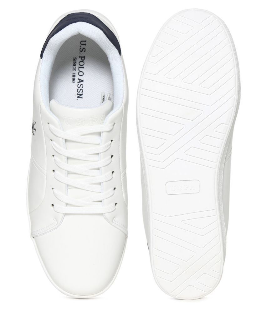 U.S. Polo Assn. Sneakers White Casual Shoes - Buy U.S. Polo Assn ...