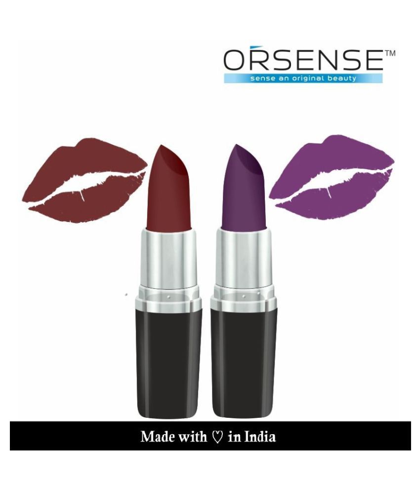     			orsense Creme Lipstick Multi SPF 15 Pack of 2 22 g