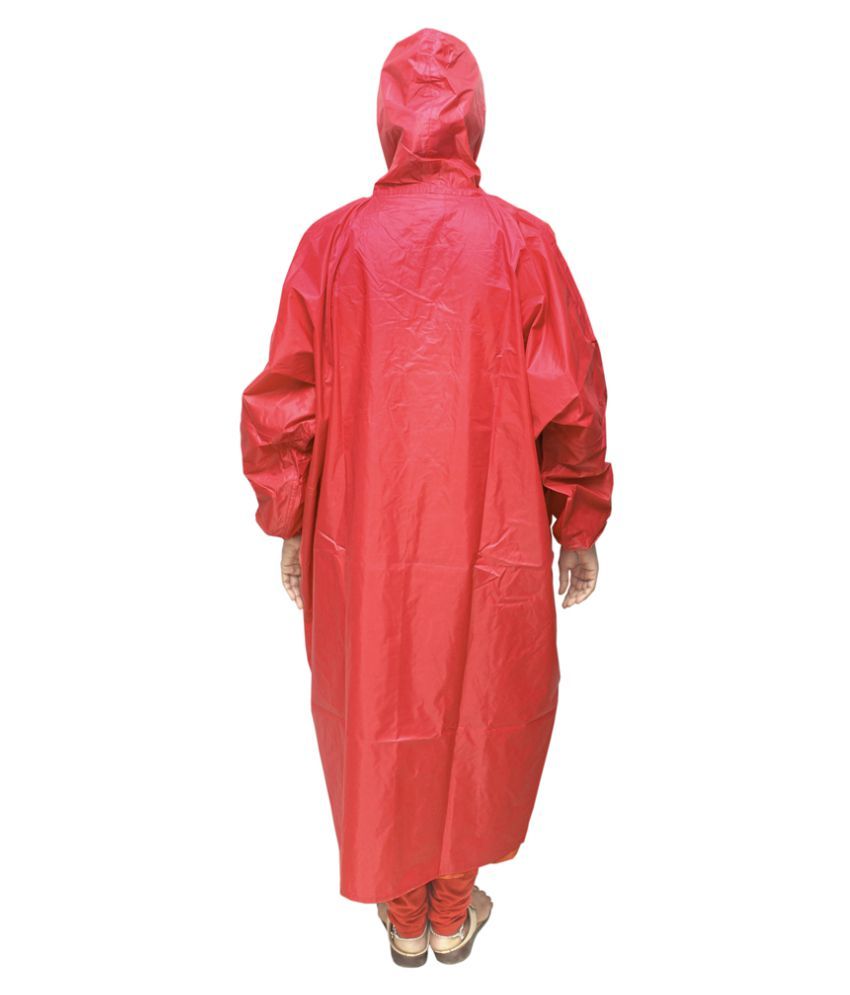 Goodluck Long Raincoat - Red - Buy Goodluck Long Raincoat - Red Online ...