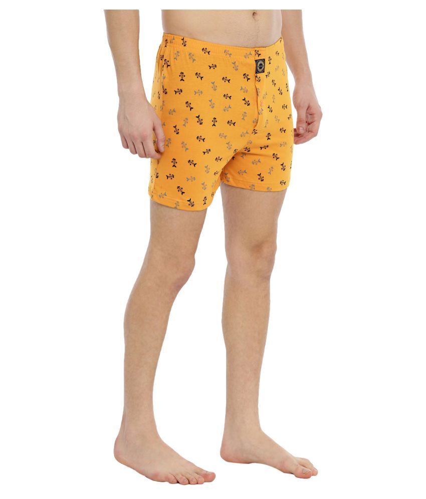 Joven Yellow Boxer Pack of 1 Buy Joven Yellow Boxer Pack of 1 Online at Low Price in India