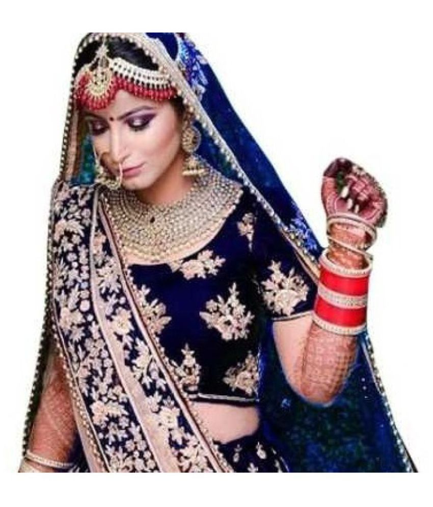 chaniya choli blue