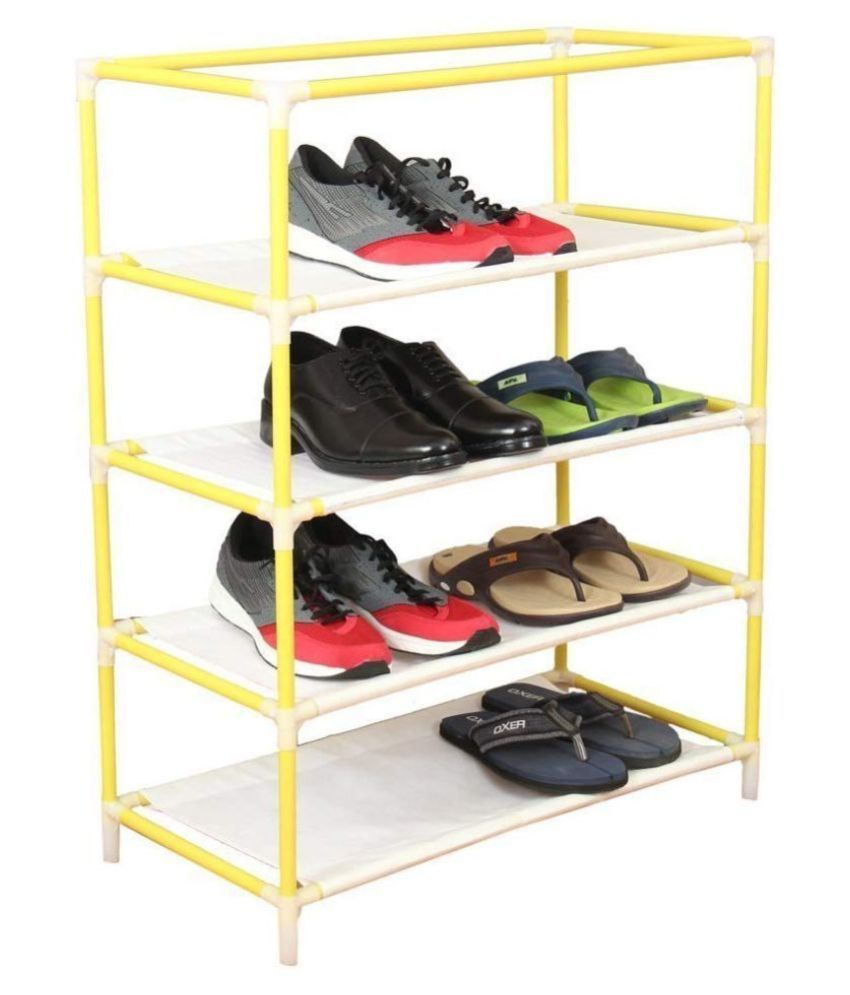 KridhaCart Metal 4 Tier Shoe Rack Blue Buy KridhaCart Metal 4 Tier