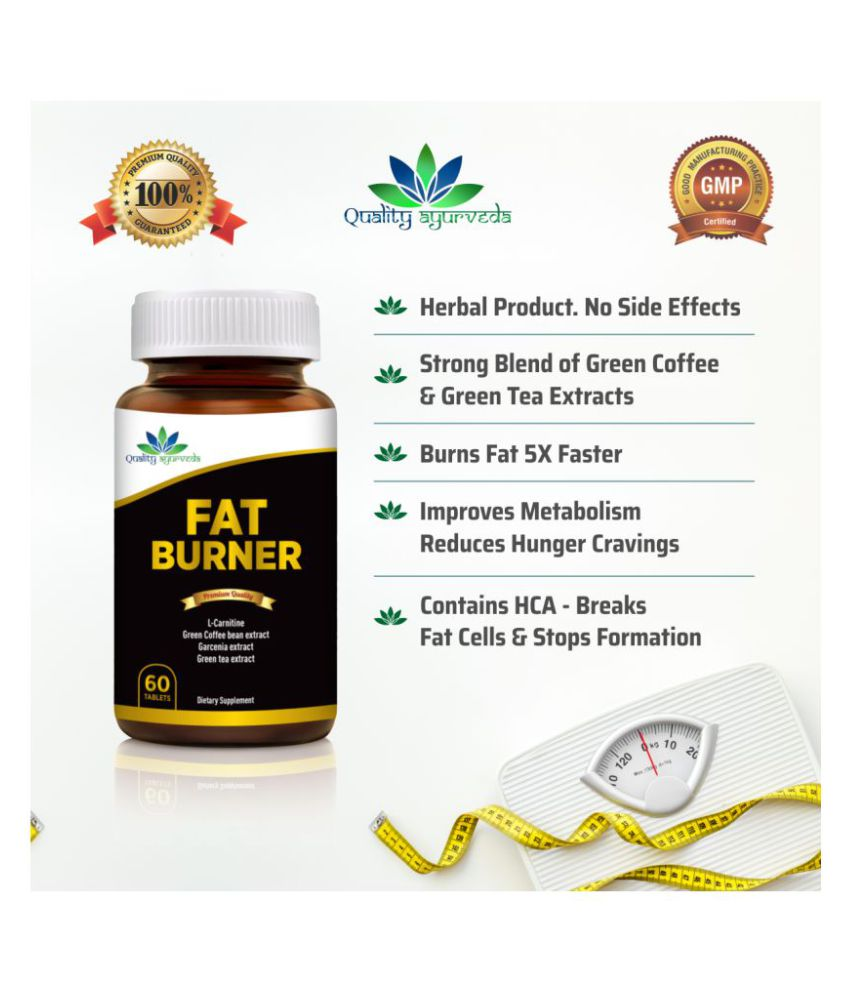 Quality Ayurveda Fat Burner for Extreme FAT Loss (Pack of 3) 1200 mg