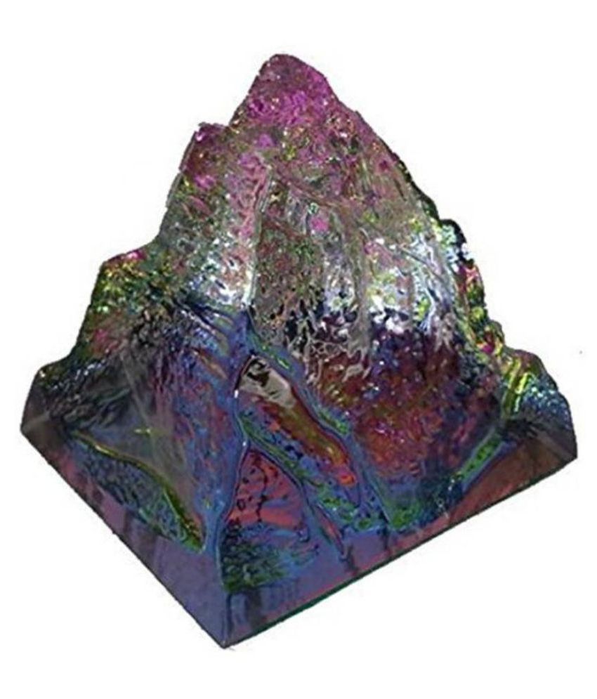     			Cherish Articles Feng Shui Vastu Crystal Rock Pyramid with Amazing Colorful Rainbow