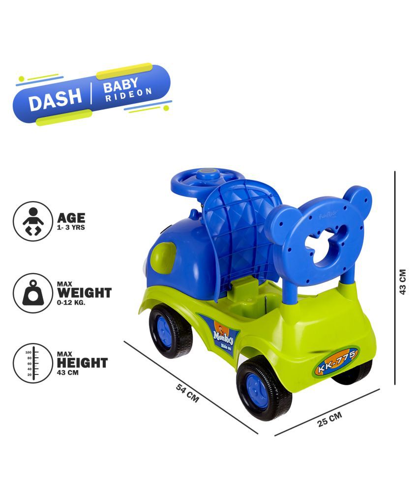 Dash Baby Toy Monkey Ride On, Baby Car, Kids Car, Toy Car, Push Car ...