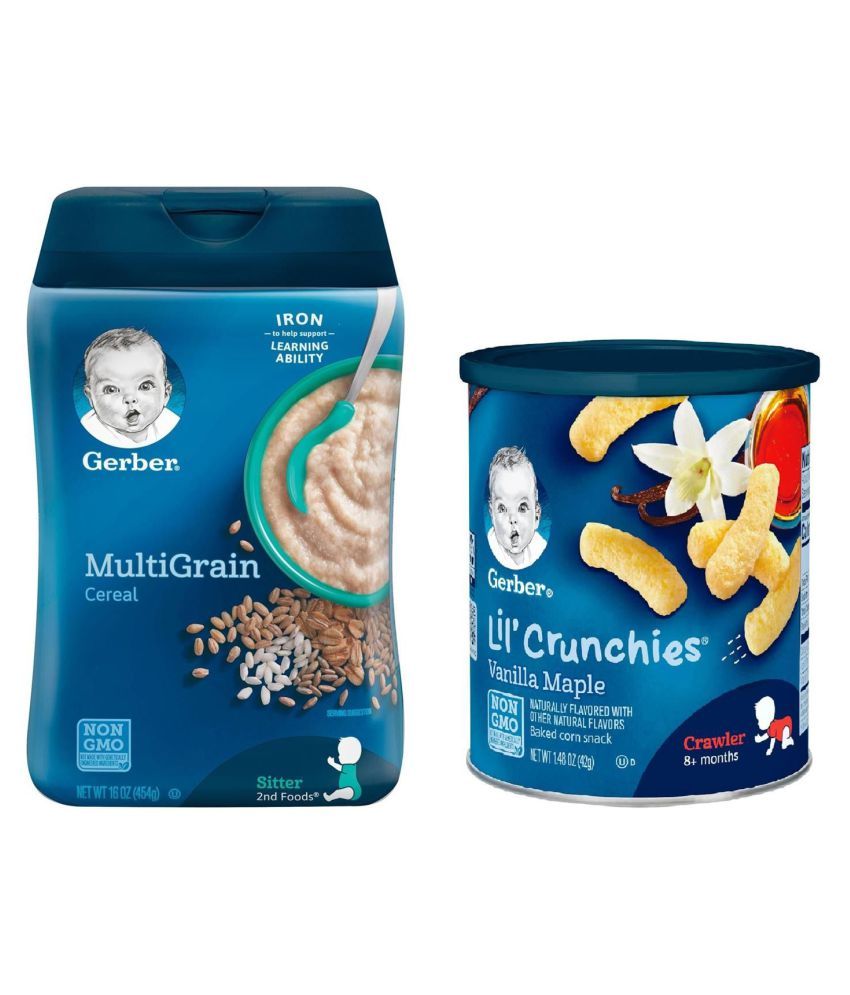 Gerber Multigrain Infant Cereal for 6 Months + ( 269 gm ) Pack of 2