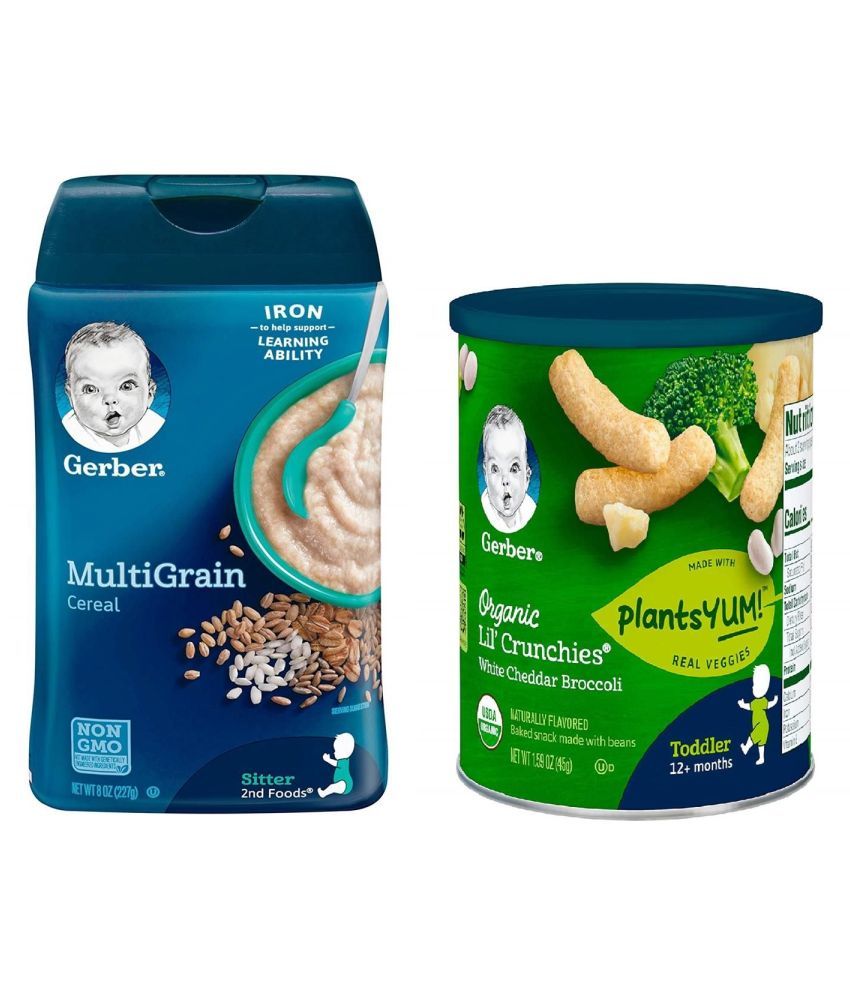 Gerber Multigrain Infant Cereal for 6 Months + ( 269 gm ) Pack of 2