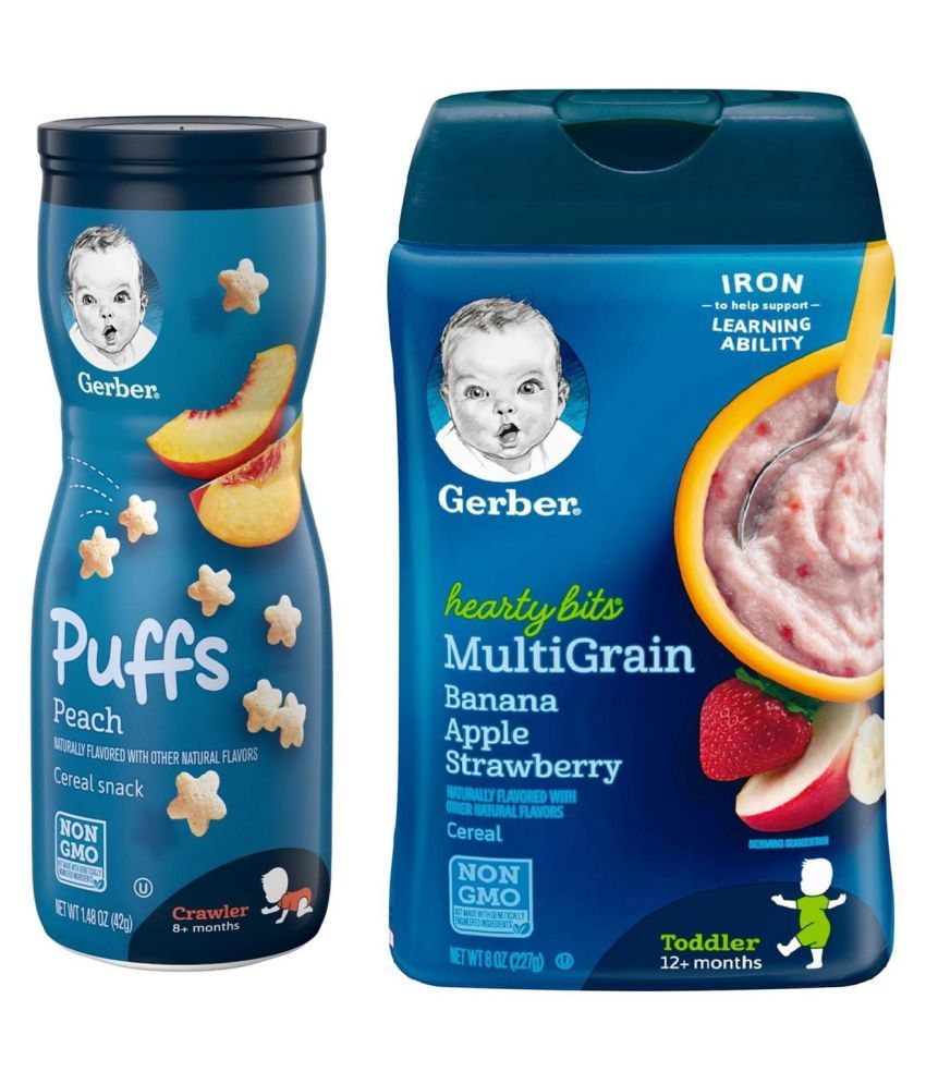 Gerber Multigrain Infant Cereal for 6 Months + ( 269 gm ) Pack of 2 ...