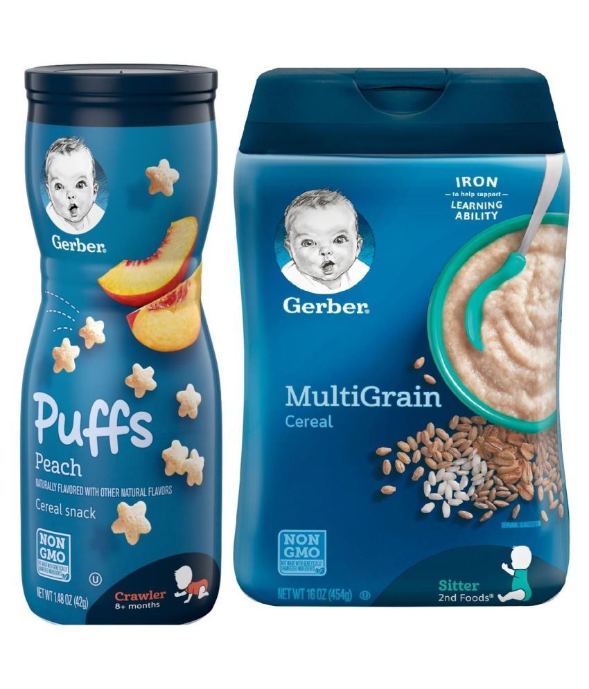 Gerber Multigrain Infant Cereal for 6 Months + ( 269 gm ) Pack of 2