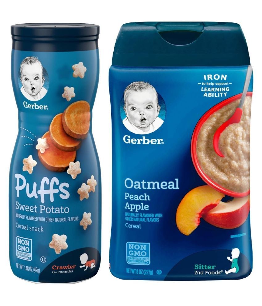 Gerber Oatmeal Infant Cereal for 6 Months + ( 269 gm ) Pack of 2: Buy