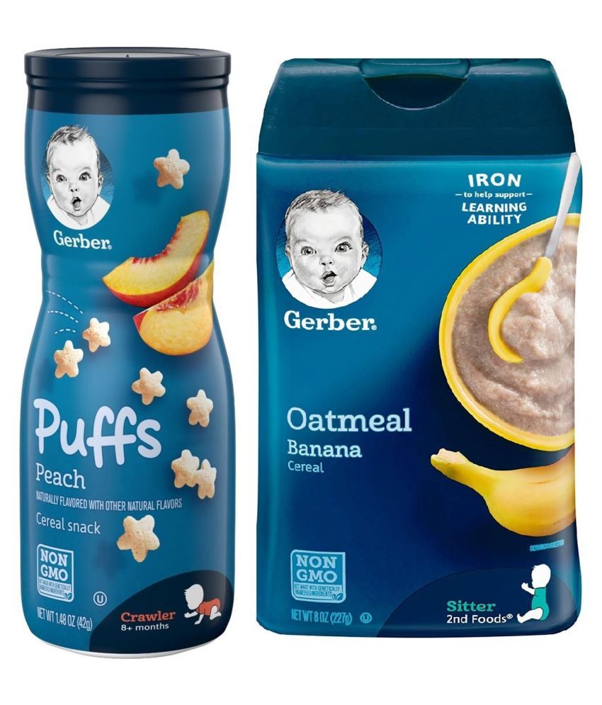 Gerber Oatmeal Infant Cereal for 6 Months + ( 269 gm ) Pack of 2 Buy