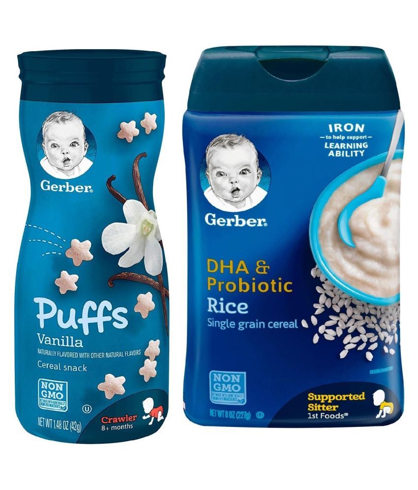 Gerber Rice Infant Cereal for 6 Months + ( 269 gm ) Pack of 2: Buy