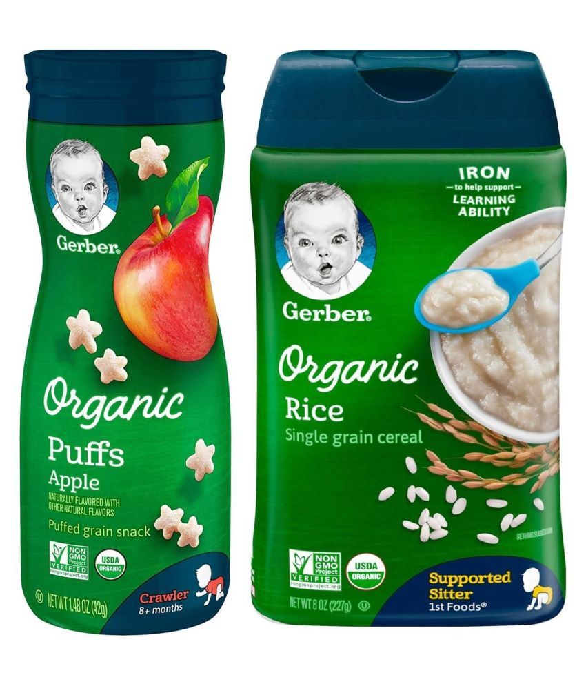 Gerber Rice Infant Cereal for 6 Months + ( 269 gm ) Pack of 2: Buy