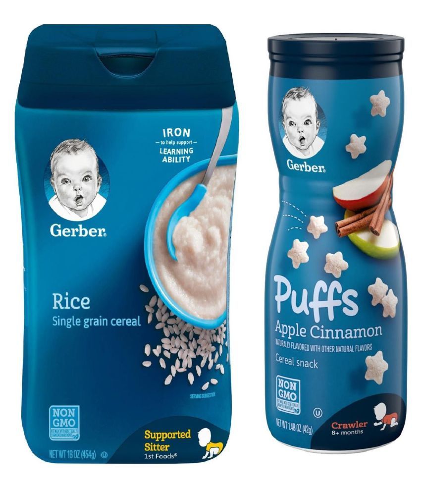 Gerber Rice Infant Cereal for 6 Months + ( 269 gm ) Pack of 2: Buy