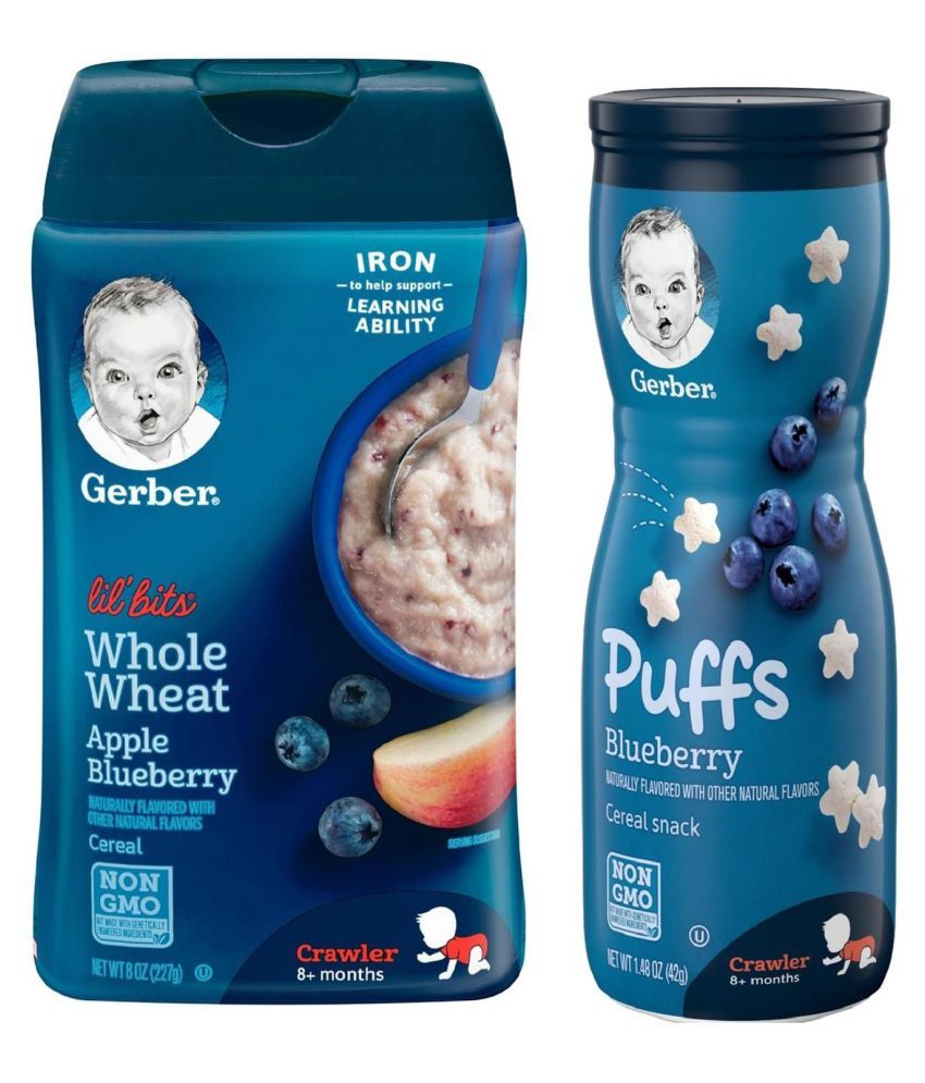 Gerber Whole Wheat Infant Cereal for 6 Months + ( 269 gm ) Pack of 2 ...