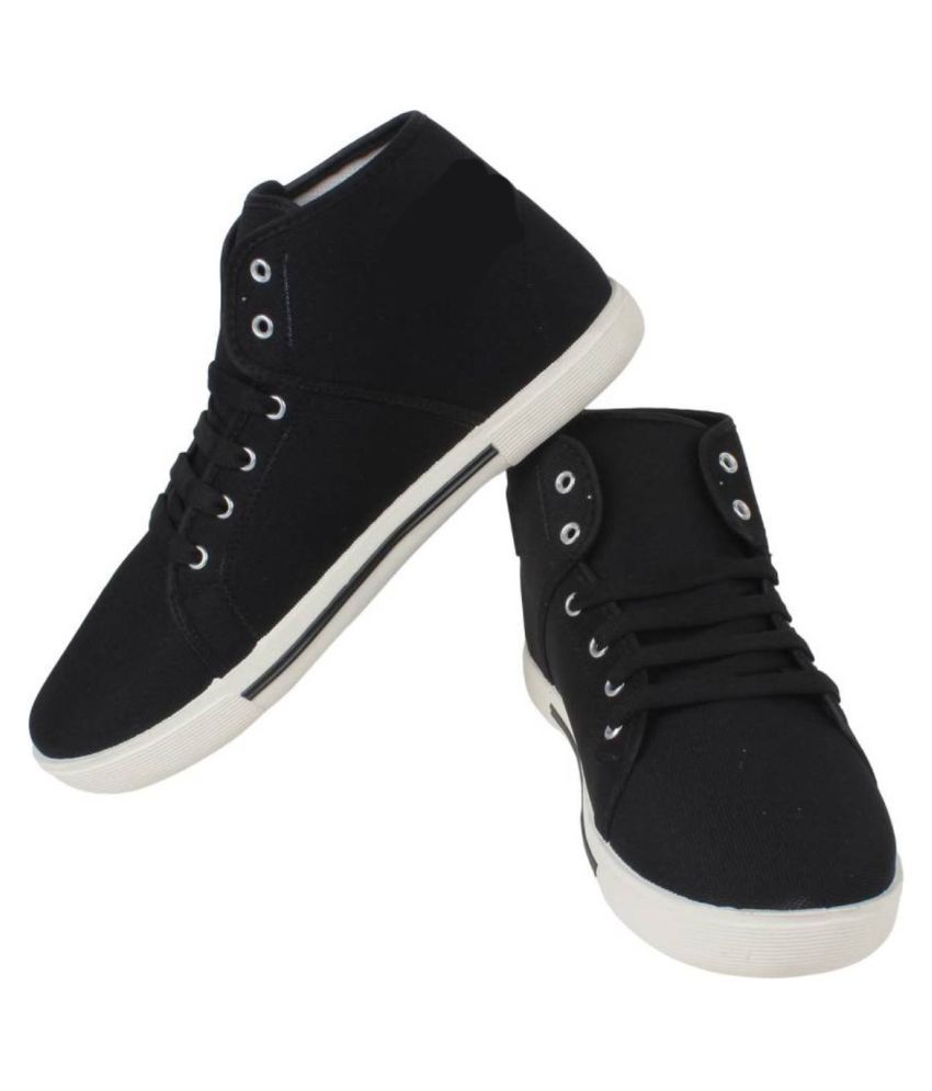     			Jootiyapa Outdoor Black Casual Shoes