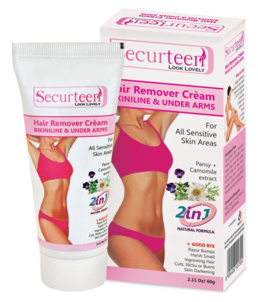     			Securteen Hair Removal Cream for Bikini Line & Underarms area 60 gm 60 g