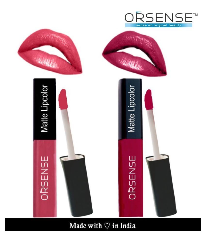     			orsense Liquid Lipstick Blood Red Pack of 2 10 g