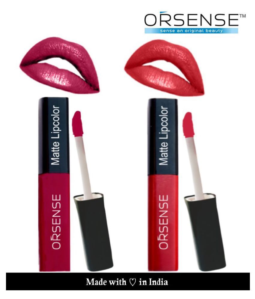     			orsense Liquid Lipstick Red Pack of 2 20 g