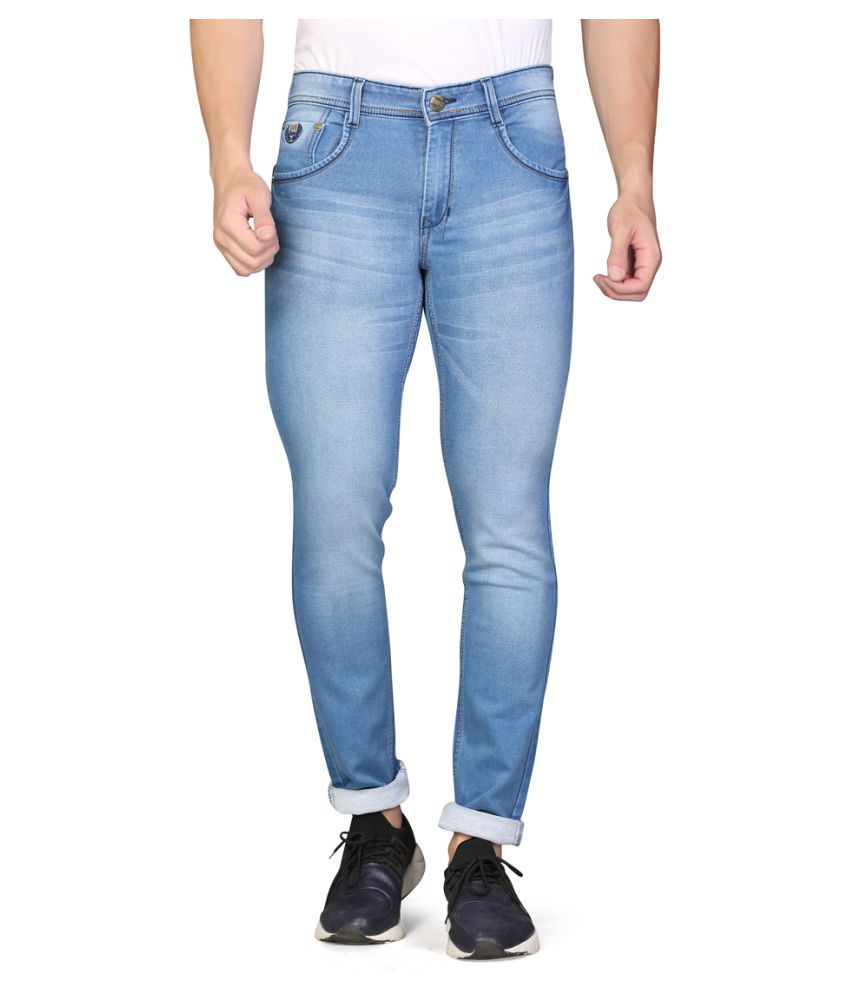Monarch Light Blue Slim Jeans - Buy Monarch Light Blue Slim Jeans ...