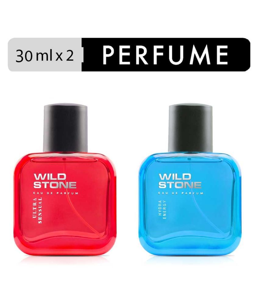     			Wild Stone Hydra Energy and Ultra Sensual Perfume Combo for Men Eau de Parfum - 60 ml (For Men)